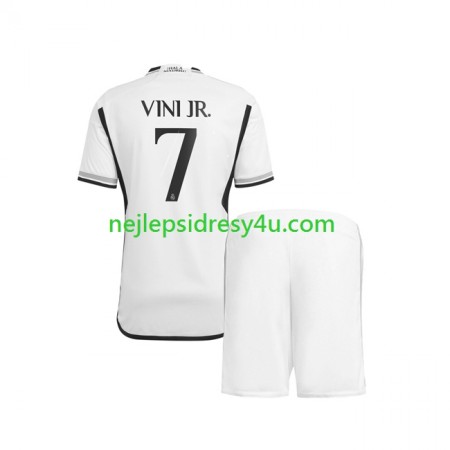 Fotbalový Dres Real Madrid Vinicius Junior 7 Dětské Domácí 2023/24